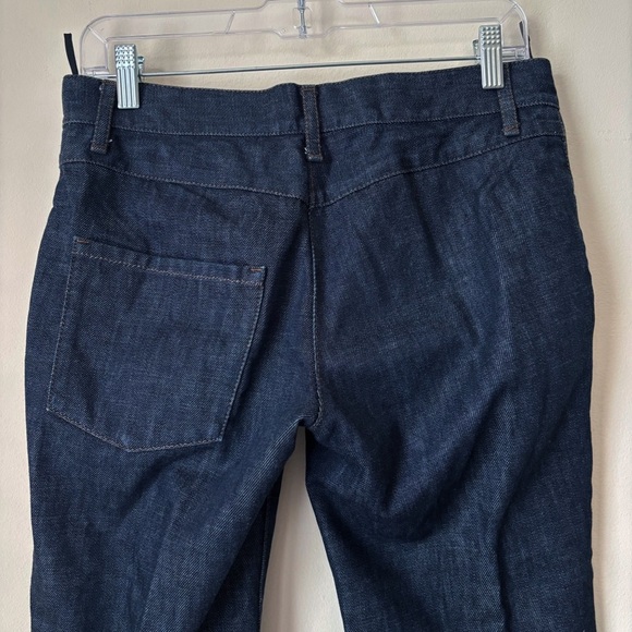 Prada Cropped Mid Rise Jeans 42 Dark Wash - Picture 4 of 8